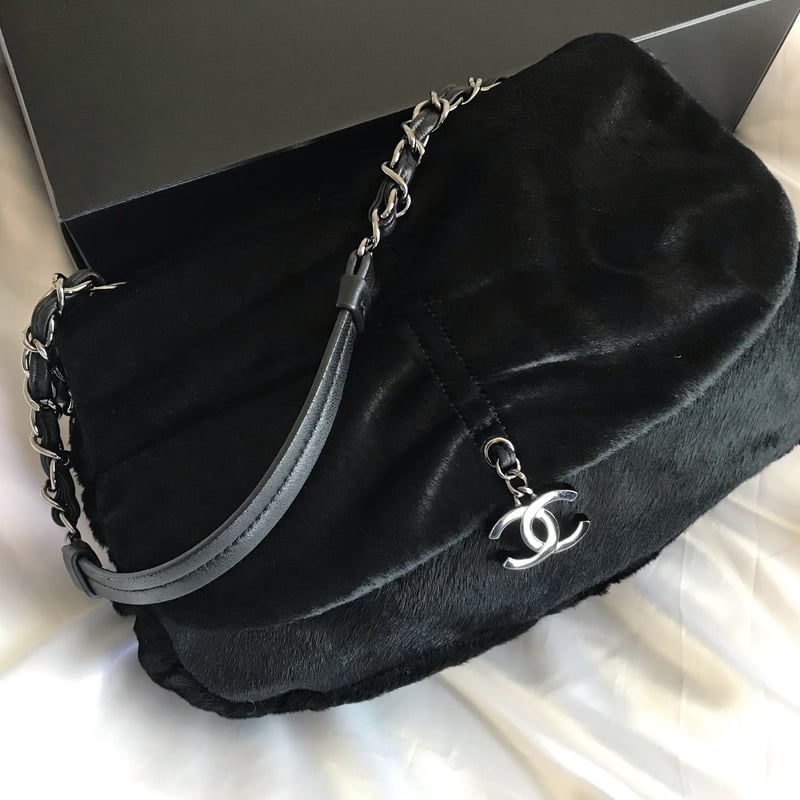 シャネル CHANEL ハラコ×ラムスキン ショルダーバッグ | Advanced Style