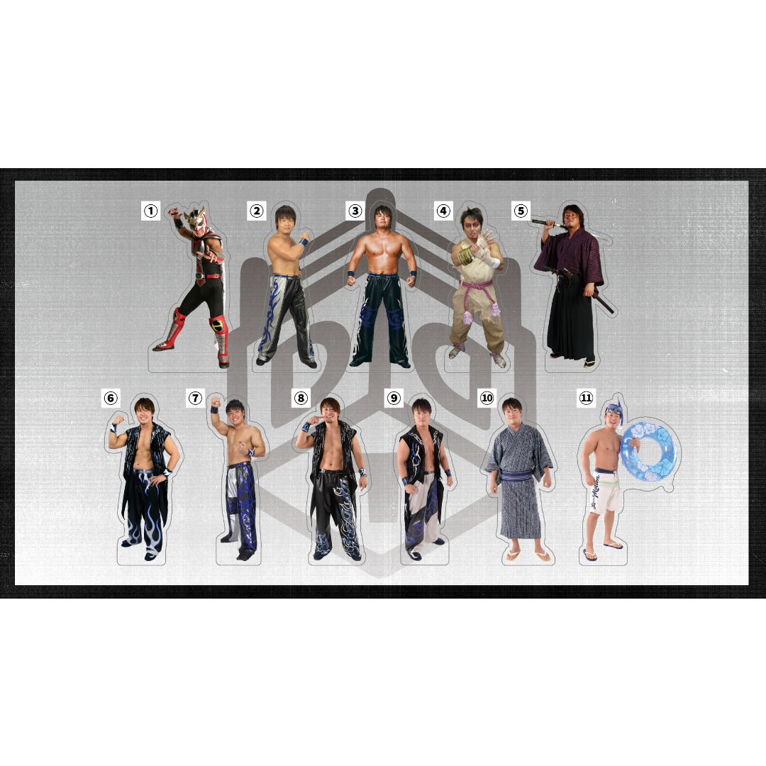 DDT佐々木大輔　アクスタ（サイン入り） ☆HARASHIMA☆アクリルスタンドキーホルダー | DDT ONLINE STORE