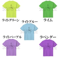 Tシャツ/両面プリント/寒色系５色【おつる。】