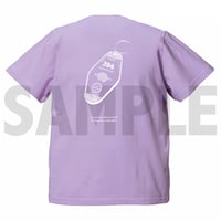 Tシャツ/バックプリント（ライトパープル）/キッズサイズ【ゆかねぇ】