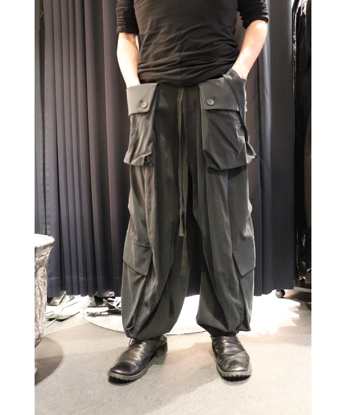 ぐ*ち様 bajra サルエルカーゴパンツ　サイズ2 bajra デニムサルエルパンツ size2 bajra サルエルカーゴパンツ サイズ