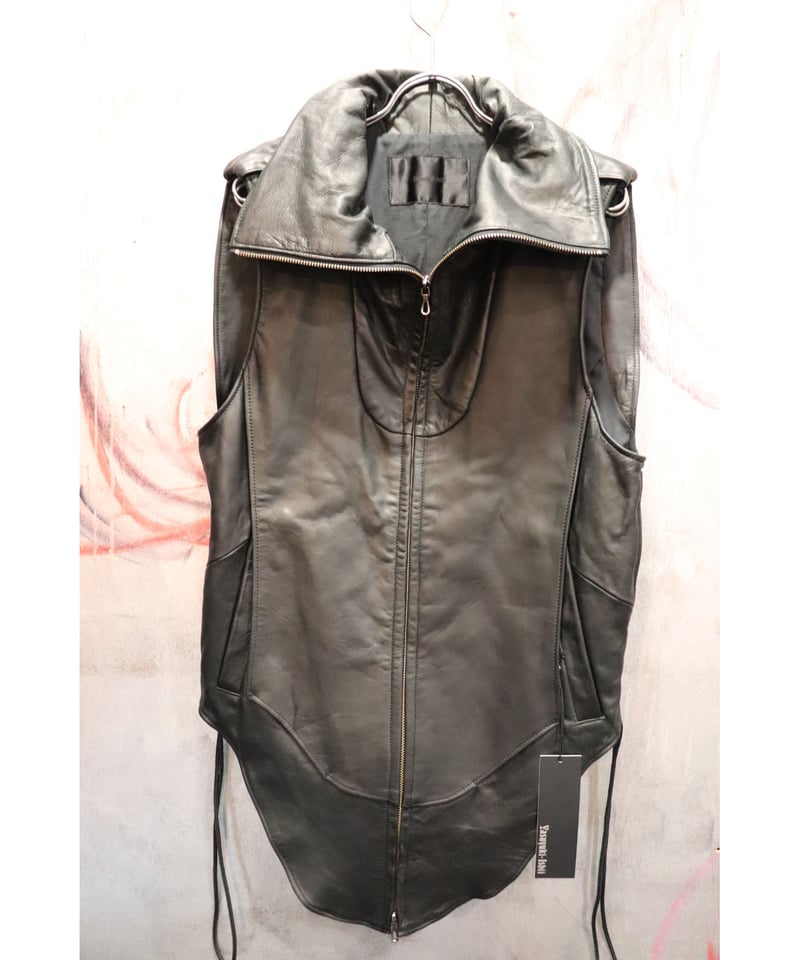 YasuyukiーIshii　ヤスユキイシイ レザーベスト スカル YasuyukiーIshii ヤスユキイシイ レザーベスト スカル Yasuyuki