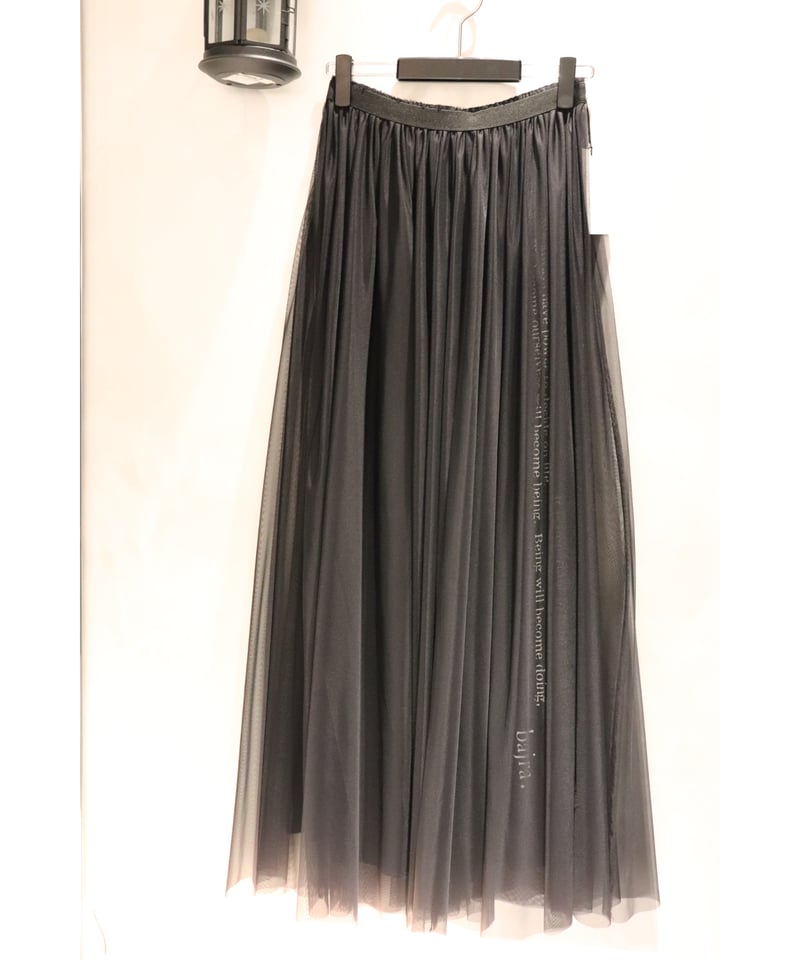 bajra バジュラ 2024SS 151FS04 割織デシン×チンツー加工 マキシ 