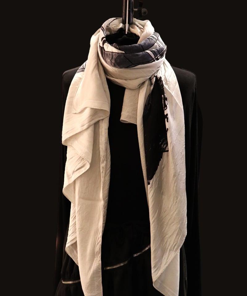 bajra バジュラ 2024AW 153UG04 サテンシルクストール