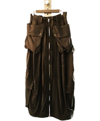 bajra バジュラ 2024SS 151FK13 フライスシワ加工ロング