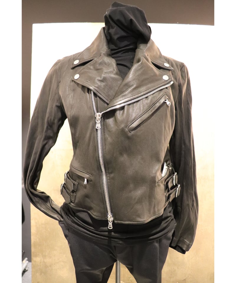 bajra バジュラ 2023SS 147FL01 レザーライダースジャケット 