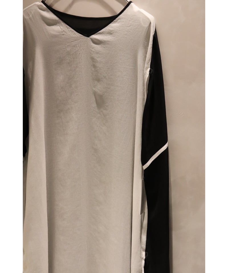 bajra バジュラ 2024SS 152FB05 リライムジョーゼット×ライトサテン V 