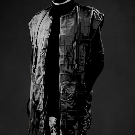 (ヤスユキイシイ)レザーベスト Yasuyuki Ishii（ヤスユキイシイ） クロコ・ディア・ライダース