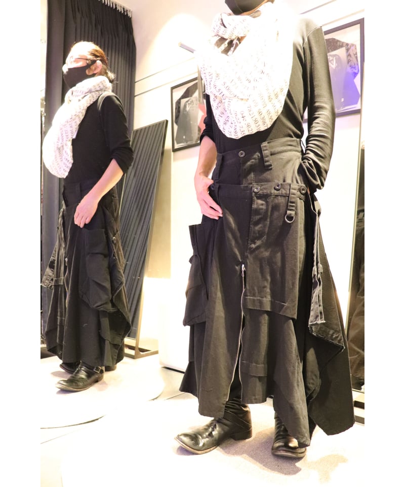 YasuyukiIshii レースアップパンツ YasuyukiIshii レースアップパンツ