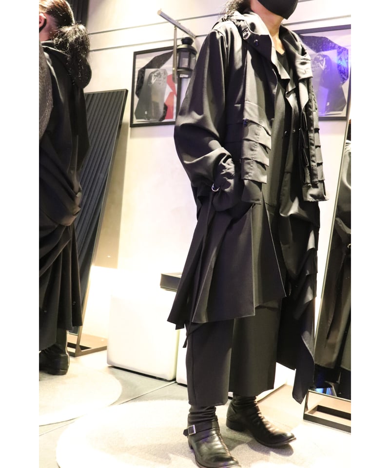 YASUYUKI ISHI ヤスユキイシイ 2023AW 273502 タックドレープフードロ