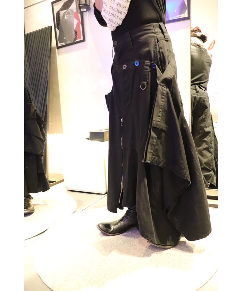YASUYUKI ISHI ヤスユキイシイ 2023AW 273202 ワイドフレアジップパン