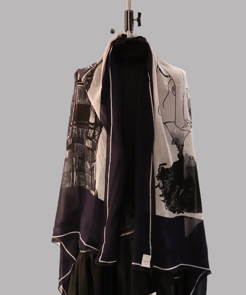 bajra バジュラ 2024AW 153UG03 シフォンシルクストール