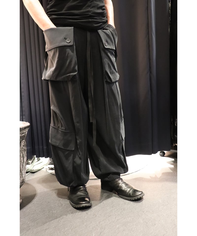 bajra バジュラ 2024SS 151UP05 キュプラナイロンサロペット bajra バジュラ 2024SS 151UP05 キュプラナイロンサロペット