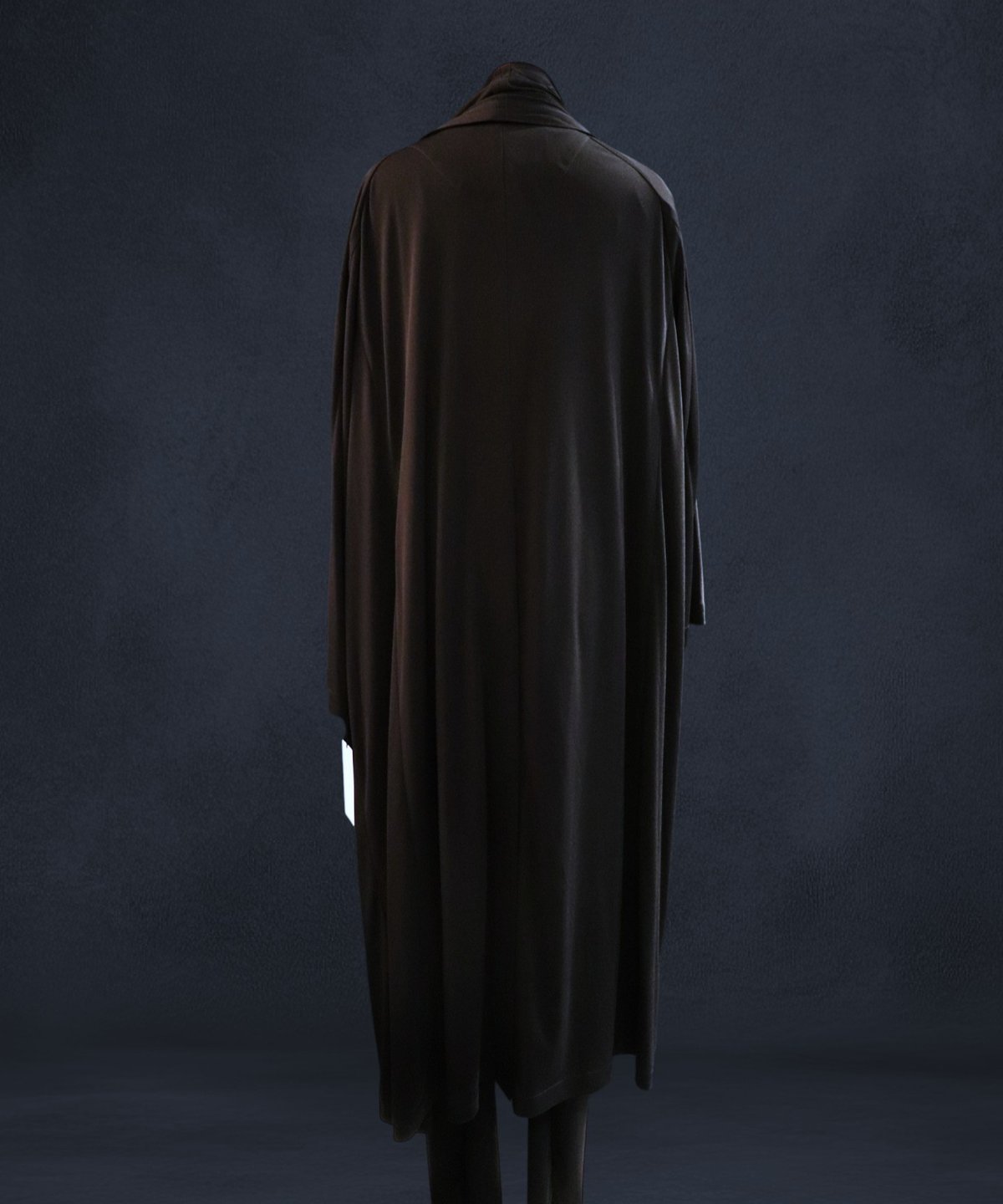 【新品未使用】bajra(バジュラ)シャギーニットロングコート/チャコールグレー bajra バジュラ 2025AW 157UC01 トリアセスムースロングコート