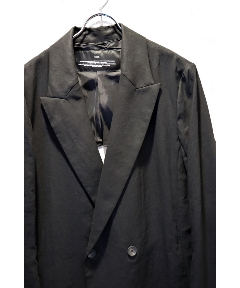 bajra バジュラ 2022SS 144BJ02 塩縮ギャバ ジャケット bajra バジュラ 2022SS 144BJ02 塩縮ギャバ ジャケット