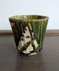 A1-E　織部湯呑／穂高隆児