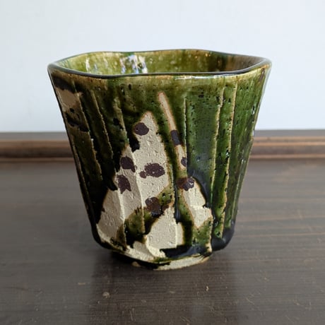 織部様式の＂陶芸 壺＂ 織部様式の＂陶芸 壺＂ 織部様式の＂陶芸 壺＂