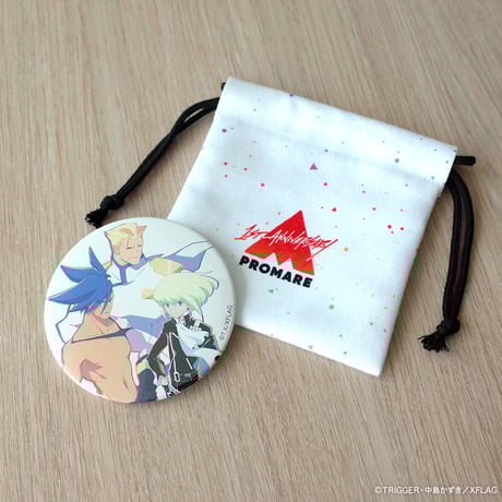 プロメア 1st Anniversary 缶ミラー＆ミニ巾着セット