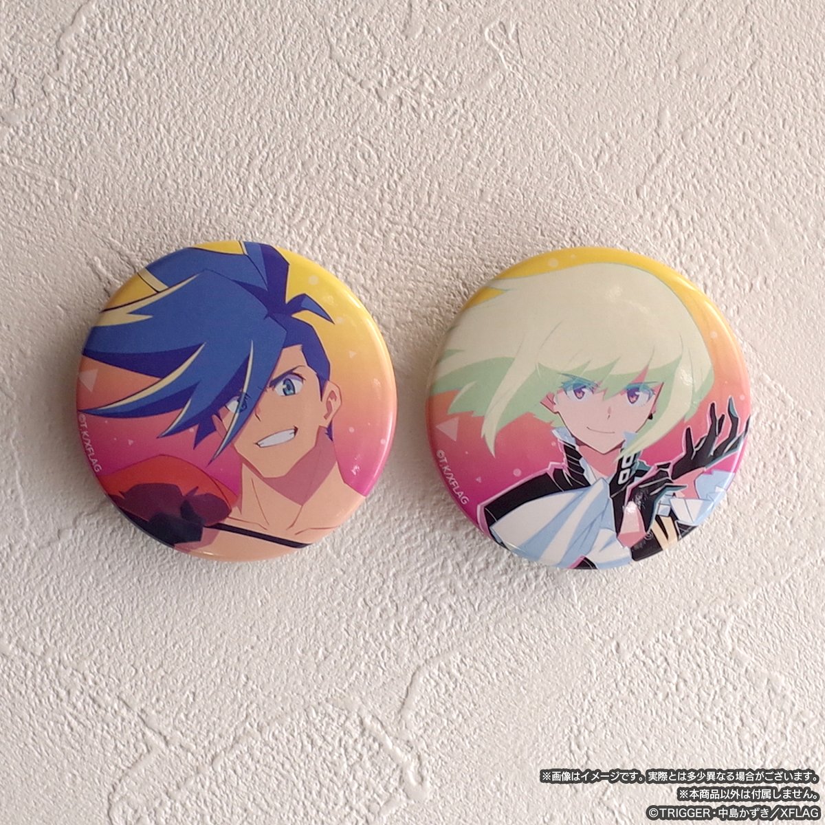プロメア 缶バッジセット ガロ&リオ プロメア 缶バッジセット ガロ&リオ