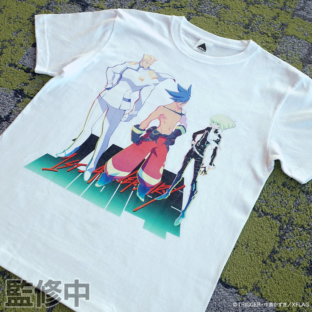 ピアプロキャラクターズ フェア記念Tシャツ 白 フリーサイズ プロメア 1st Anniversary Tシャツ WHITE | MIXI_ANIME ON