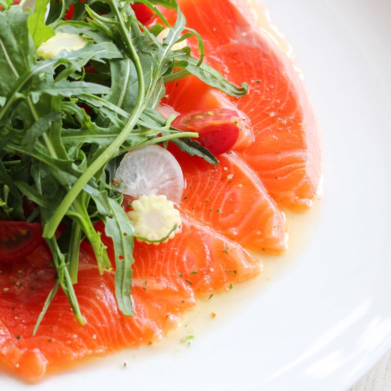 渥美プレミアムラスサーモン刺身用柵500g | 林養魚