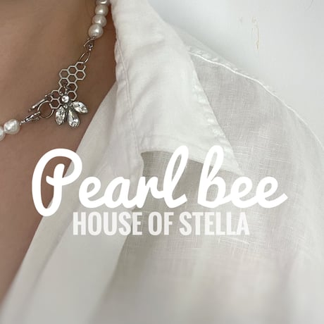 Pearl Bee necklace🐝✴︎