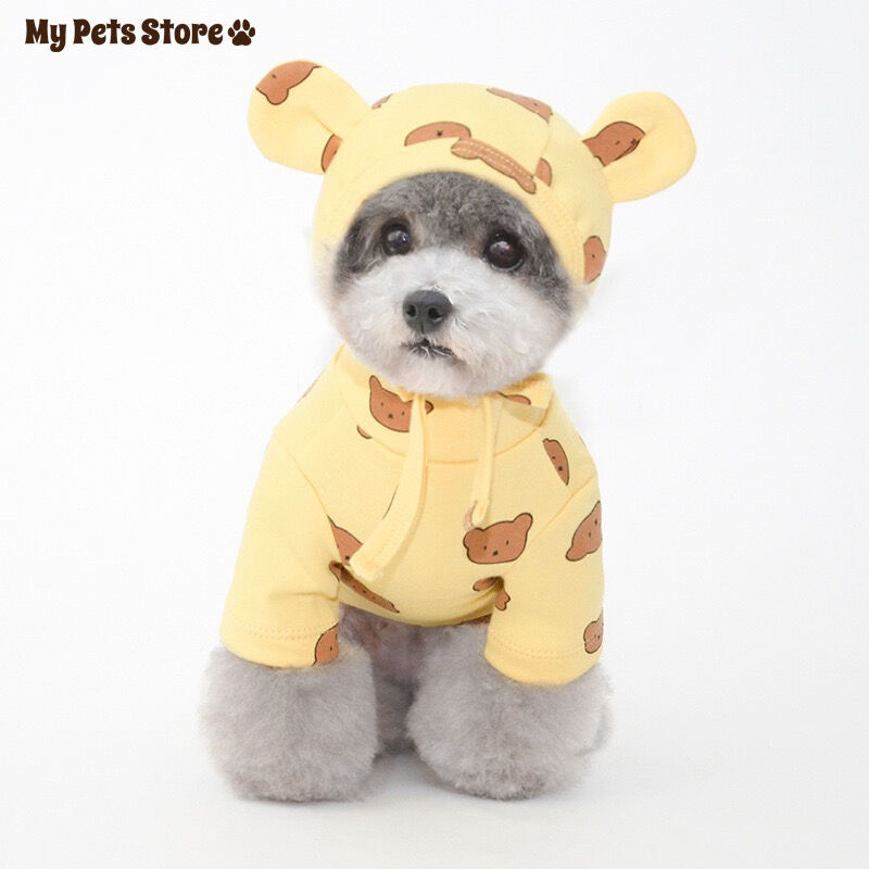 オーダー商品】Pettrip 秋冬新作/ドッグウェア/ ペット洋服/クマ柄