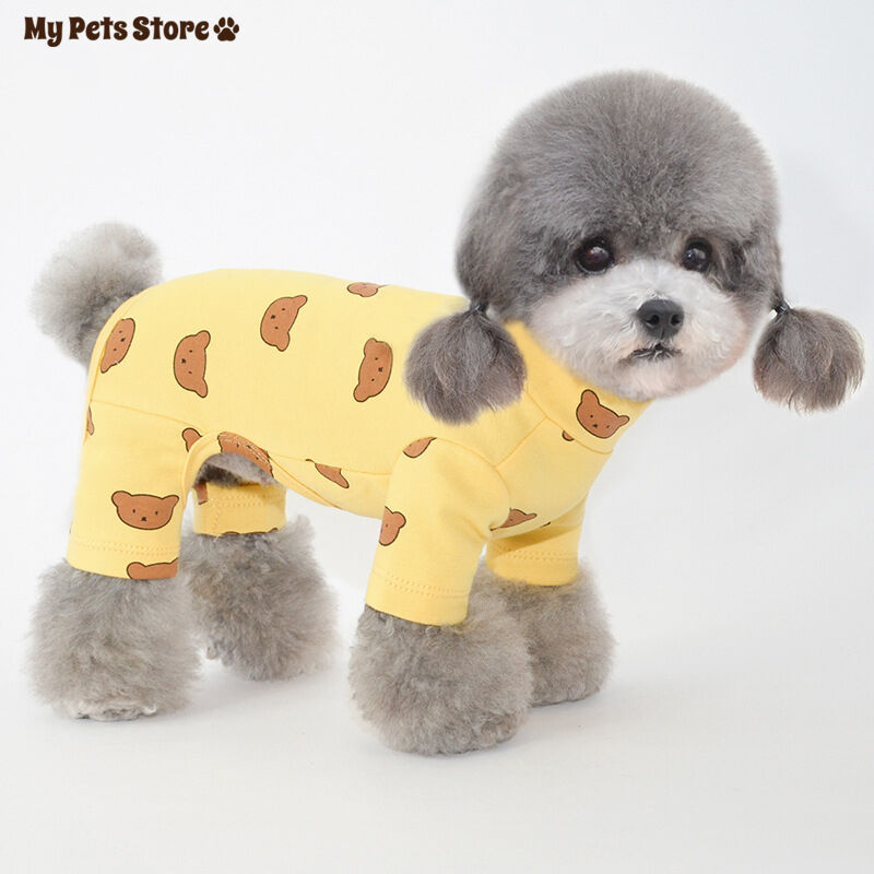 犬服 クマ柄 オーダー可能生地 パート1 オーダー商品】Pettrip 秋冬新作/ドッグウェア/ ペット洋服/クマ柄