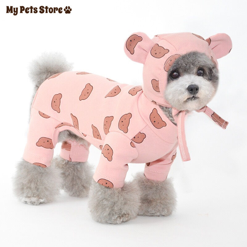 オーダー商品】Pettrip 秋冬新作/ドッグウェア/ ペット洋服/クマ柄 オーダー商品】Pettrip 秋冬新作/ドッグウェア/ ペット洋服/クマ柄