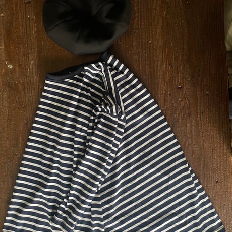 border Tシャツ(紺白)Ｍ