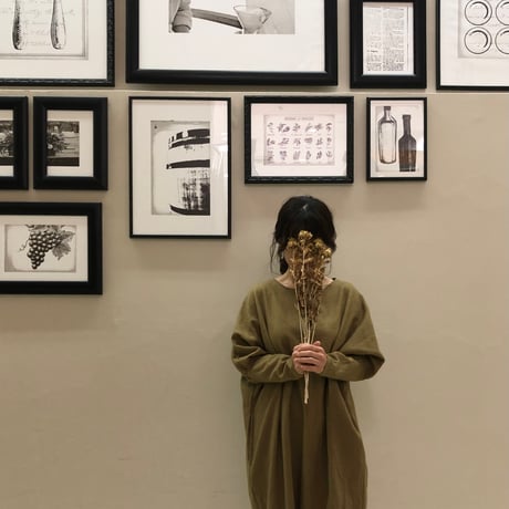 longsleeve one-piece カラシＭ