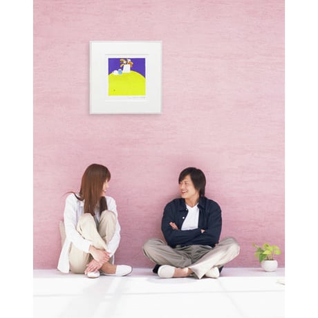 版画 「ありさんおさんぽ」　※著者直筆サイン入り