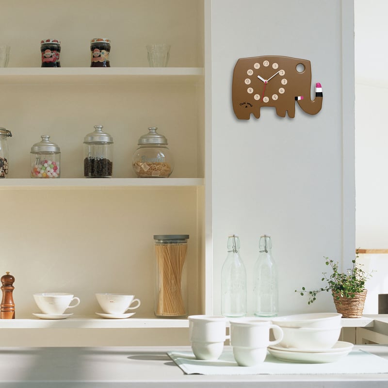 限定直筆サイン入り】絵本作家 五味太郎 クロック・ゾウ「ブラウン