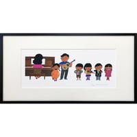 版画 五味太郎「すいかの夏」 ※著者直筆サイン入り | 五味太郎