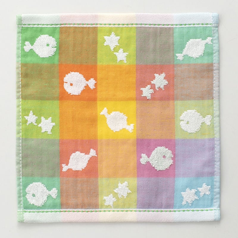 きんぎょがにげた タオルハンカチ2枚セット | 五味太郎 アネックス