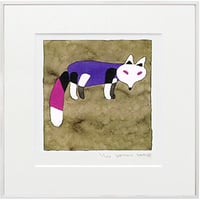 版画 五味太郎「すいかの夏」 ※著者直筆サイン入り | 五味太郎