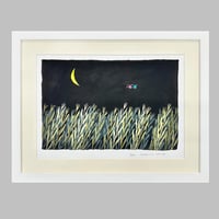版画「ヘリコプターたち」より ※著者直筆サイン入り