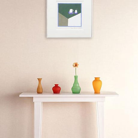 版画 「テーブル」　※著者直筆サイン入り