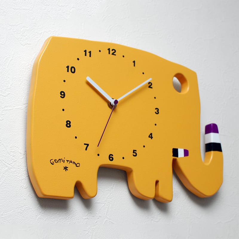 新色【限定直筆サイン入り】絵本作家 五味太郎 クロック・ゾウ