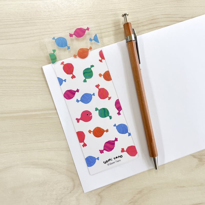 透明ブックマーカー（しおり） ※4種セット | 五味太郎 アネックス