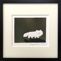 版画 「ねこ　いいかげんにしなさい」　※著者直筆サイン入り