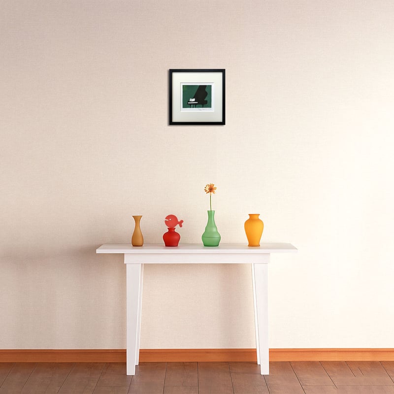 版画 「ピアノ みみをすませなさい」 ※著者直筆サイン入り | 五味太郎