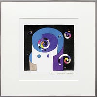 版画 五味太郎「すいかの夏」 ※著者直筆サイン入り | 五味太郎