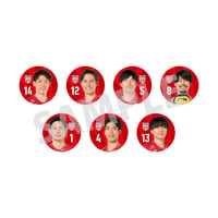 2026男子日本代表缶バッジ（7種セット）