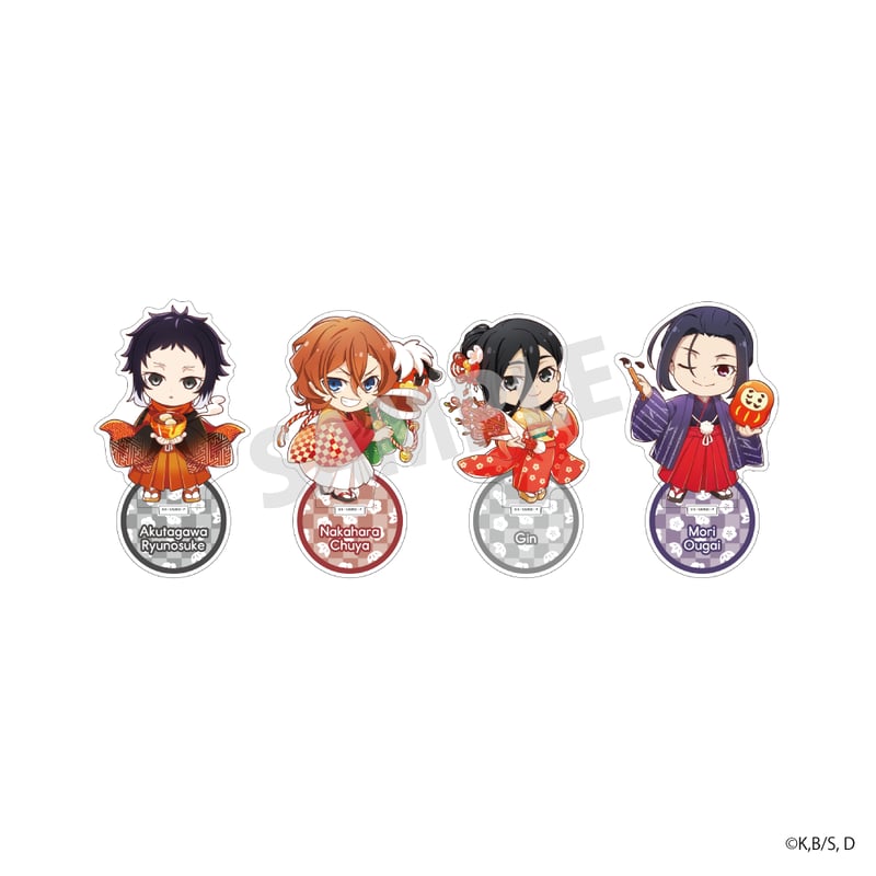 文豪ストレイドッグス　アクリルスタンド ポートマフィアセット 文スト祭 vol.7」アクリルスタンド・ポートマフィア（4種セット