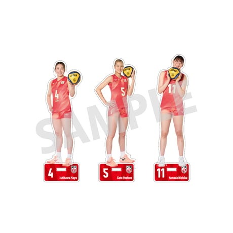 2026女子日本代表アクリルスタンド