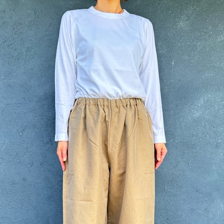 homspun・ 30/1天竺 長袖 Tシャツ