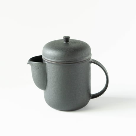 新品未使用　服部竜也　ペリカンピッチャー　黒釉　作家　ポット　器　紅茶　珈琲 新品未使用 服部竜也 ペリカンピッチャー 黒釉 作家 ポット 器