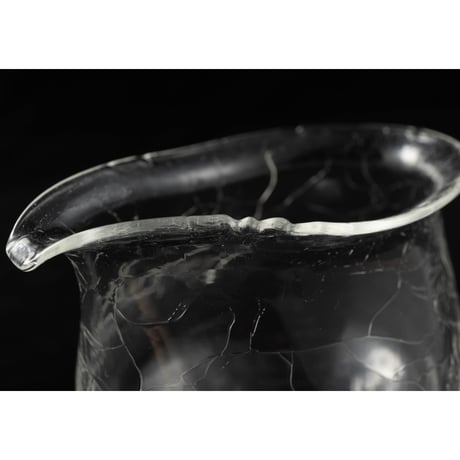 ヤマノネ硝子　氷紋片口