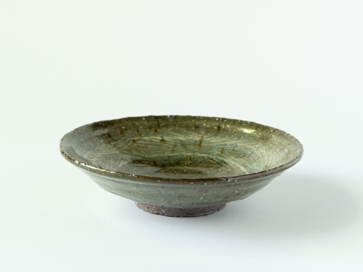 井上茂　三島皿　8寸　やや浅め B　未使用　2点セット　雅姫 うつわ穂垂｜web shop｜井上茂｜印花三島8寸皿a
